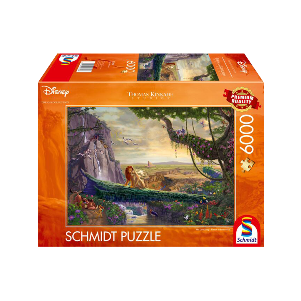 Acheter Puzzle Disney Kinkade - Le Roi Lion 6000 Pièces - Ludifolie