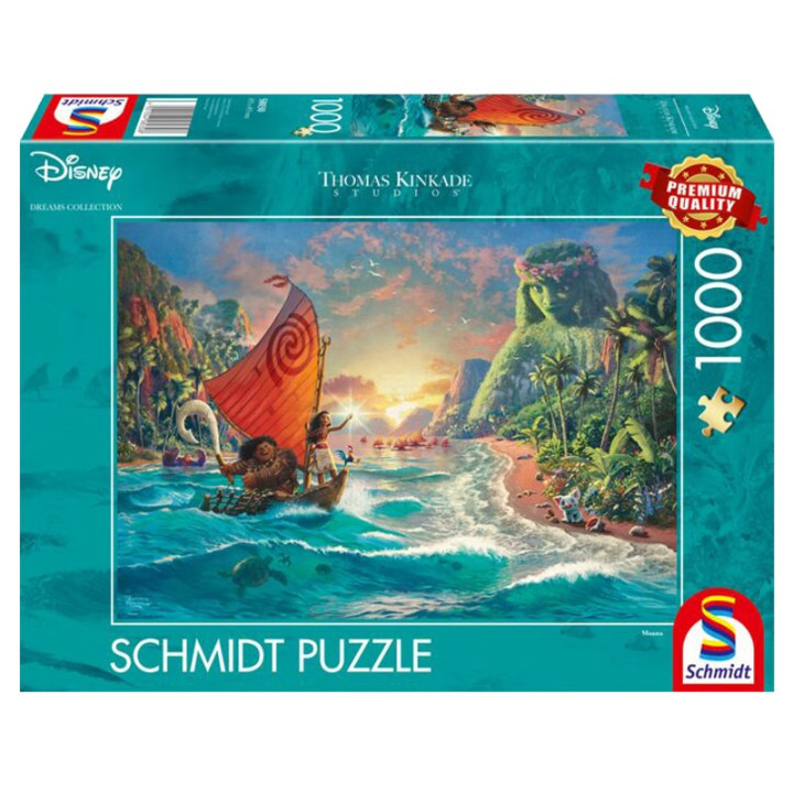 Puzzle Disney Kinkade - Vaiana - 1000 pièces