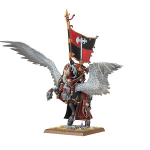 Warhammer : The Old World - Kingdom of Bretonnia - Battle Standard Bearer on Royal Pegasus