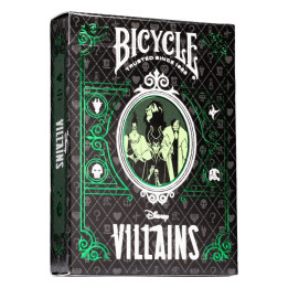 Cartes Bicycle Ultimates - Disney Villains Vert