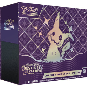 Pokemon EV4.5 : Destinées de Paldea - Coffret Dresseur d'Elite Mimiqui