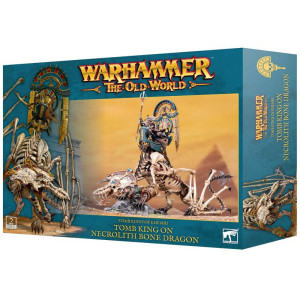 Warhammer : The Old World - Tomb Kings of Khemri - Tomb King on Necrolith Bone Dragon