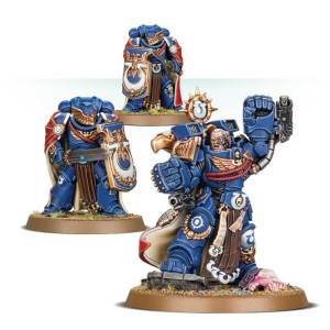 Warhammer 40K : Ultramarines - Marneus Calgar with Victrix Honour Guard