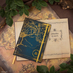 Le Seigneur des Anneaux - Cahier A5 Map of Middle-Earth