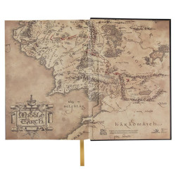 Le Seigneur des Anneaux - Cahier A5 Map of Middle-Earth