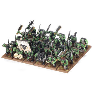Warhammer : The Old World - Orc & Goblin Tribes - Orc Boyz Mob