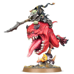 Age of Sigmar : Gloomspite Gitz - Loonboss on Giant Cavern Squig