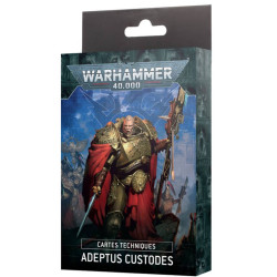 Warhammer 40K : Adeptus Custodes - Cartes techniques