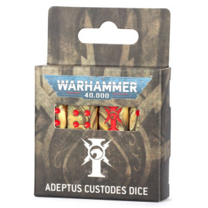 Warhammer 40K - Set de dés Adeptus Custodes