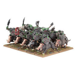 Warhammer : The Old World - Orc & Goblin Tribes - Orc Boar Boyz Mob