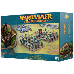 Warhammer : The Old World - Orc & Goblin Tribes - Orc Boyz and Orc Arrer Boyz Mobs