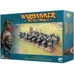 Warhammer : The Old World - Orc & Goblin Tribes - Goblin Wolf Rider Mob