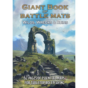 Livre Plateau de Jeu : Giant Book of Battle Mats - Wilds, Wrecks and Ruins (A3)