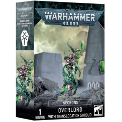 Warhammer 40K : Necrons - Overlord with Translocation Shroud