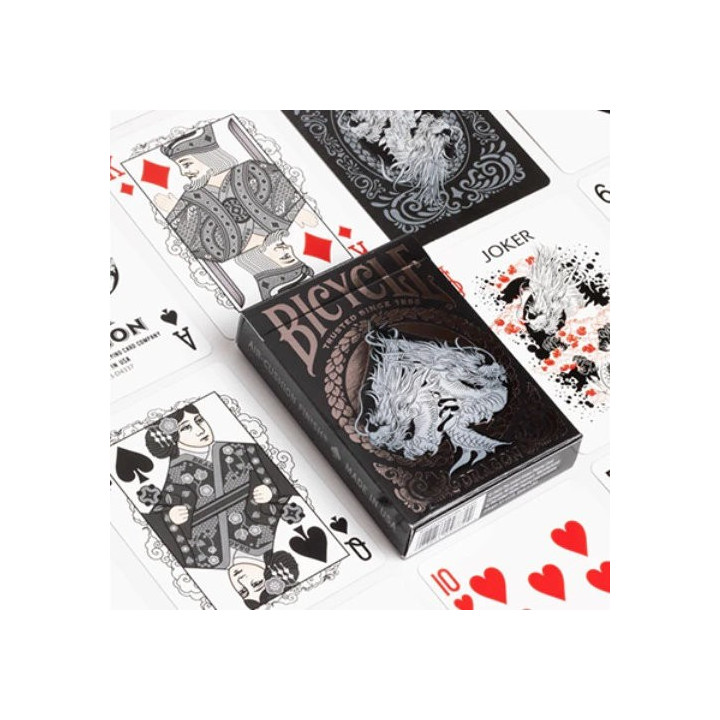 Cartes Bicycle - Dragon Black