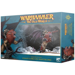Warhammer : The Old World - Warriors of Chaos - Chaos Lord on Manticore