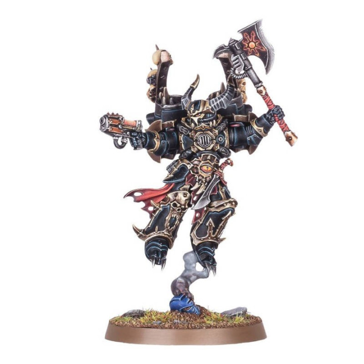 Warhammer 40K : Chaos Space Marines - Chaos Lord with Jump Pack