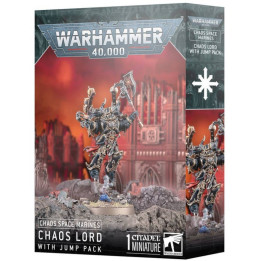 Warhammer 40K : Chaos Space Marines - Chaos Lord with Jump Pack