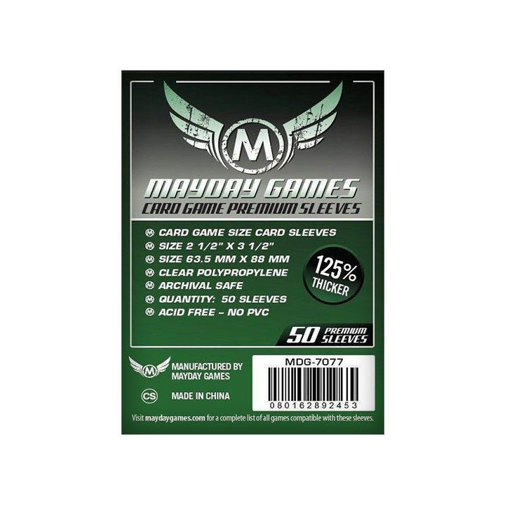 50 Protège Cartes Standard 63.5x88mm Mayday (MDG-7077)
