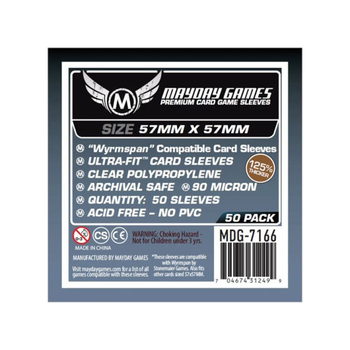 50 Protège Wyrmspan 57x57mm Mayday (MDG-7166)