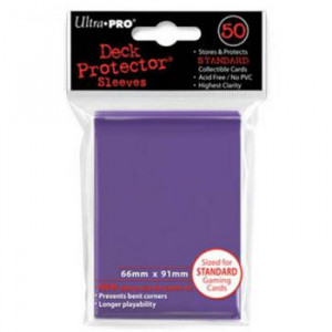 50 Protège Cartes Standard Violet - Ultra Pro