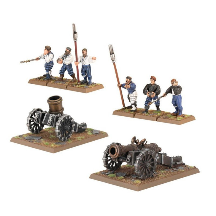 Warhammer : The Old World - Empire of Man Cannons & Mortars