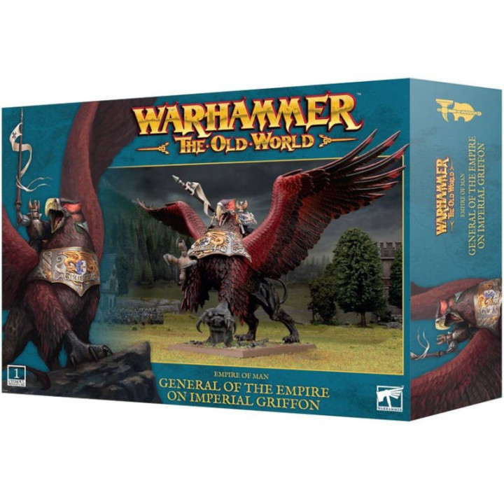 Warhammer : The Old World - Empire of Man General on Imperial Griffon