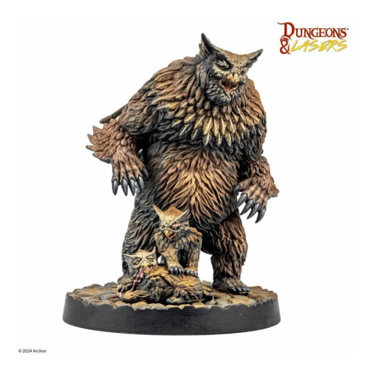 Dungeons & Lasers : Owlbear Family