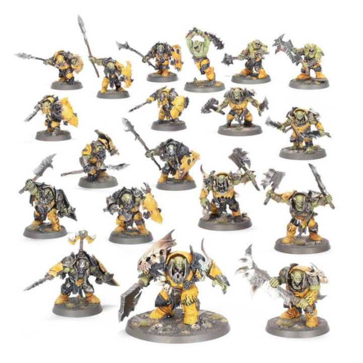Age of Sigmar : Orruk Warclans - Spearhead Ironjawz Bigmob