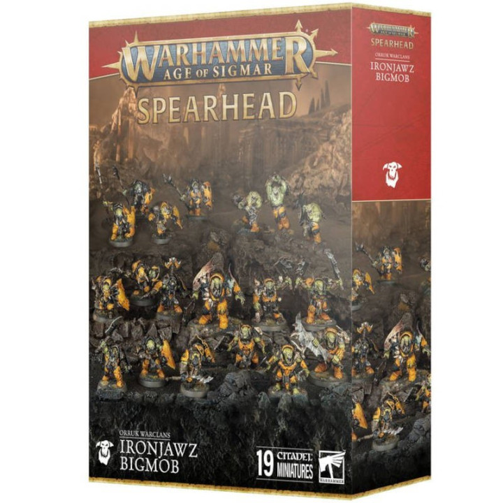 Age of Sigmar : Orruk Warclans - Spearhead Ironjawz Bigmob