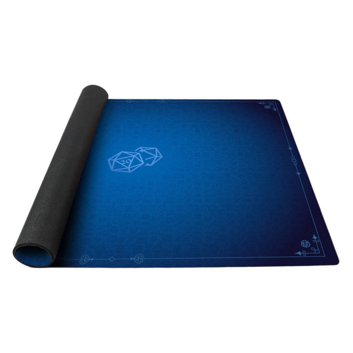 Tapis de Jeu Neoprene D20 Bleu Saphir (90x70cm)