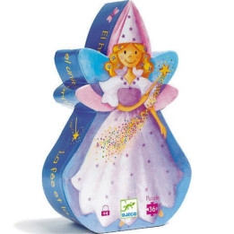 Acheter Puzzle Silhouette - 36 Pièces - La Fée et la Licorne - Ludifolie