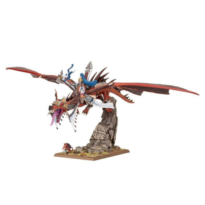 Warhammer : The Old World - High Elf Realms Lord on Dragon
