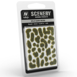Vallejo - Scenery : Wild Dark Moss 2mm