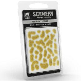 Vallejo - Scenery : Wild Tuft Beige 2mm