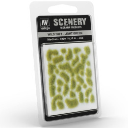Vallejo - Scenery : Wild Tuft Light Green 4mm