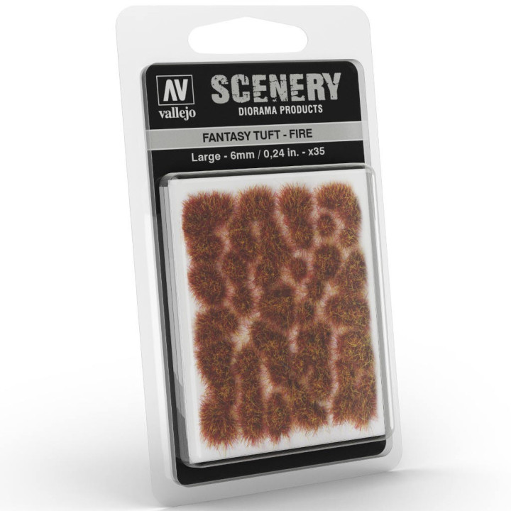 Vallejo - Scenery : Fantasy Tuft Fire 6mm
