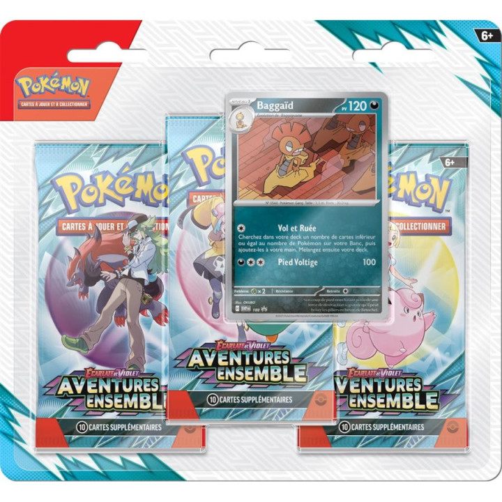 Pokemon EV09 : Aventures Ensemble - Pack 3 Boosters