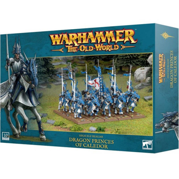 Warhammer : The Old World - High Elf Realms Dragons Princes of Caledor