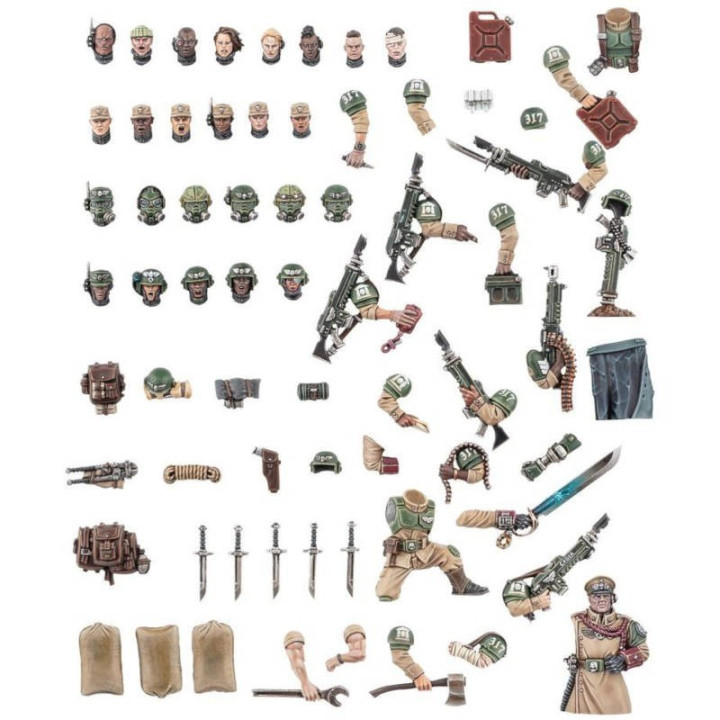 Warhammer 40K : Astra Militarum - Cadian Upgrades