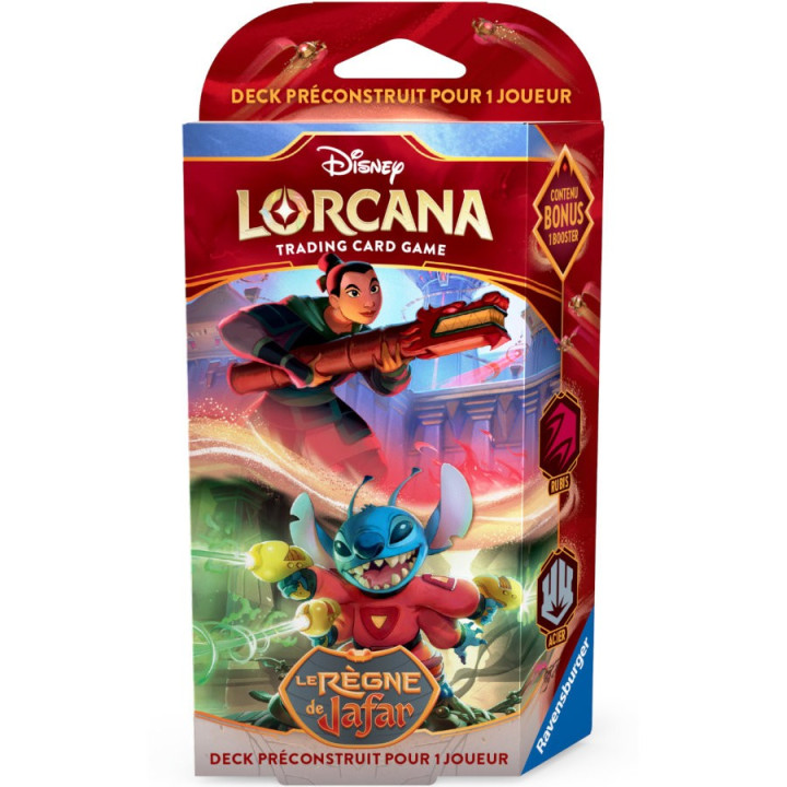 Lorcana S8 - Le Règne de Jafar : Starter Mulan et Stitch