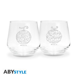 One Piece - Set de 2 Verres Fruits du Démon