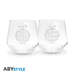 One Piece - Set de 2 Verres Fruits du Démon