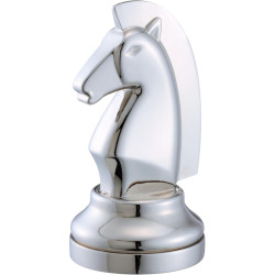 Cast Huzzle Chess Knight Silver