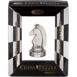 Cast Huzzle Chess Knight Silver