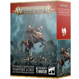 Age of Sigmar : Soulblight Gravelords - Vampire Lord on Nightmare Steed