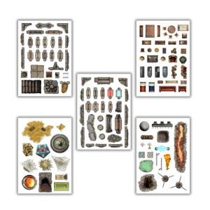 Add-On Scenery for RPG Battle Maps - Dungeon Decorations