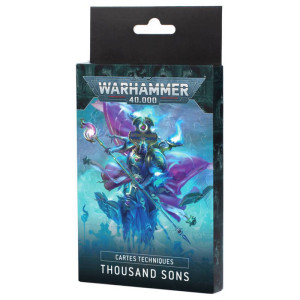 Boite de Warhammer 40K : Thousand Sons - Cartes techniques