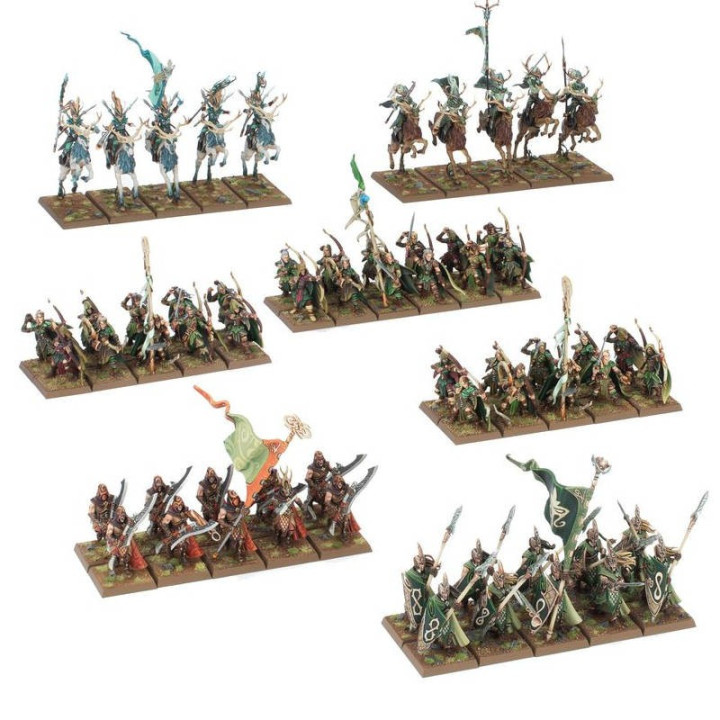 Warhammer : The Old World - Wood Elf Realms Battalion