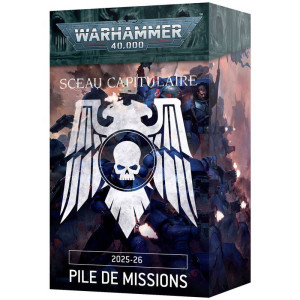 Boite de Warhammer 40K : Sceau Capitulaire - Pile de Missions 2025-26